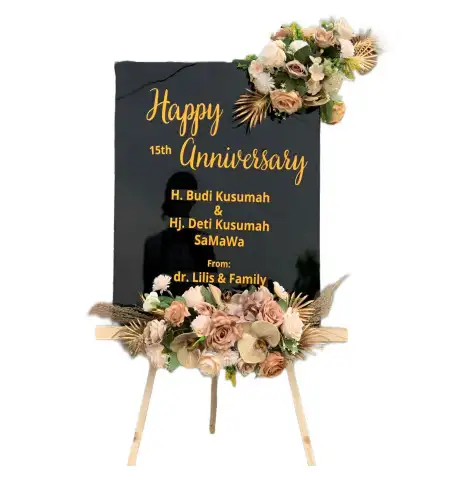 Papan Bunga Akrilik Pohsanten